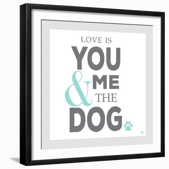 You Me and the Dog-Kimberly Glover-Framed Giclee Print