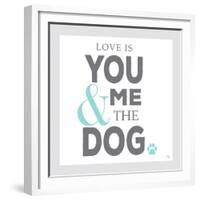 You Me and the Dog-Kimberly Glover-Framed Giclee Print