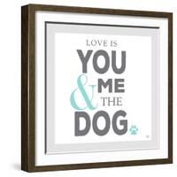 You Me and the Dog-Kimberly Glover-Framed Giclee Print