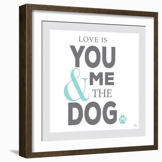 You Me and the Dog-Kimberly Glover-Framed Giclee Print