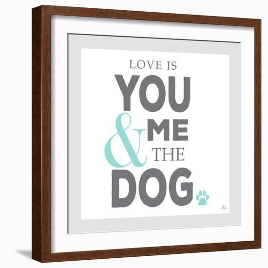 You Me and the Dog-Kimberly Glover-Framed Giclee Print