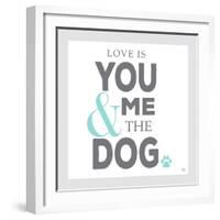 You Me and the Dog-Kimberly Glover-Framed Giclee Print