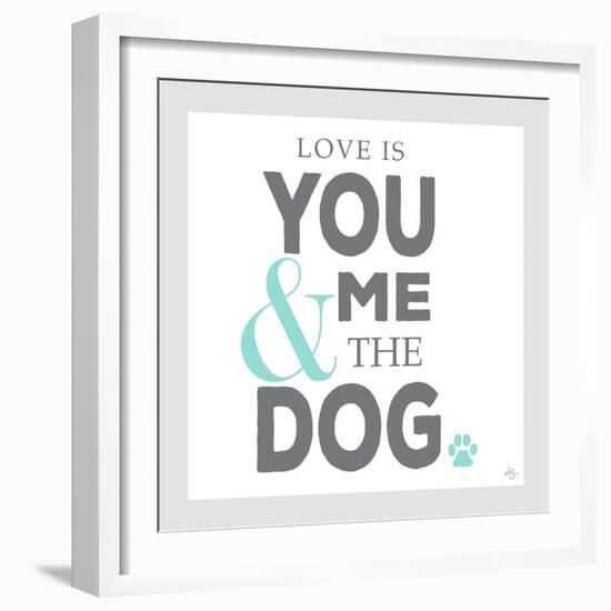 You Me and the Dog-Kimberly Glover-Framed Giclee Print