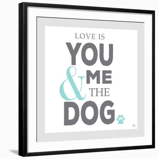 You Me and the Dog-Kimberly Glover-Framed Giclee Print