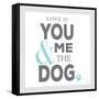 You Me and the Dog-Kimberly Glover-Framed Stretched Canvas