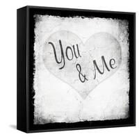 You Me BW-LightBoxJournal-Framed Stretched Canvas