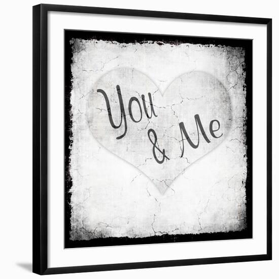 You Me BW-LightBoxJournal-Framed Giclee Print