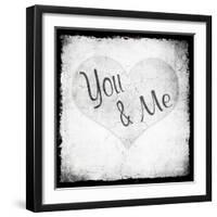 You Me BW-LightBoxJournal-Framed Giclee Print