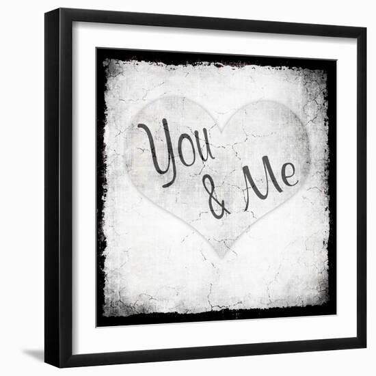 You Me BW-LightBoxJournal-Framed Giclee Print