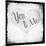 You Me BW-LightBoxJournal-Mounted Giclee Print