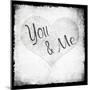 You Me BW-LightBoxJournal-Mounted Giclee Print