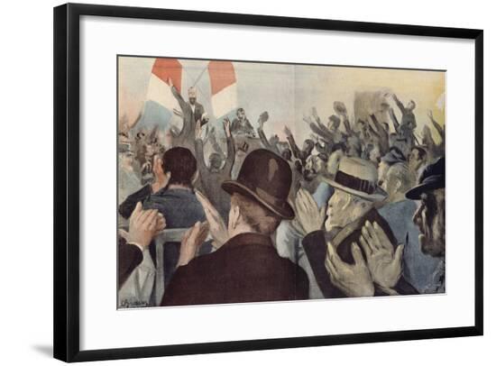 You, Men of Duty and Sincerity, from 'L'Assiette Au Beurre', 20 April 1902-C. Braun-Framed Giclee Print