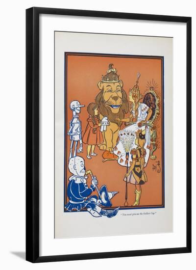 "You Must Give Me the Golden Cup"-William Denslow-Framed Giclee Print