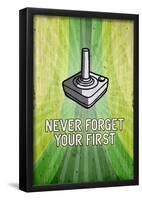 You Never Forget Your First Video Game Poster Print-null-Framed Poster