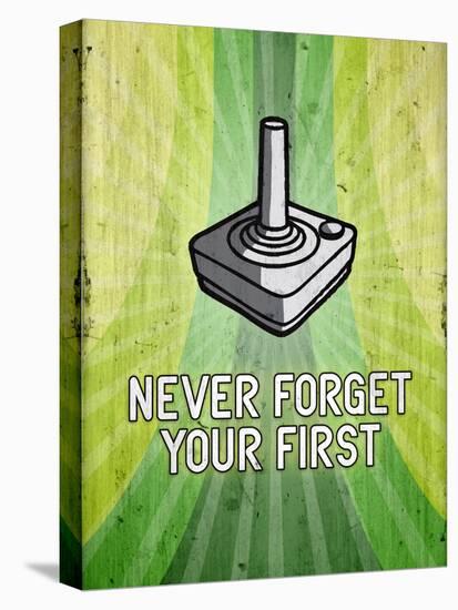 You Never Forget Your First Video Game Poster Print-null-Stretched Canvas