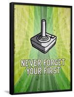 You Never Forget Your First Video Game Poster Print-null-Framed Poster