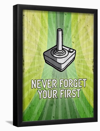 You Never Forget Your First Video Game Poster Print-null-Framed Poster