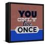 You Only Live Once 1-Lorand Okos-Framed Stretched Canvas