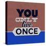 You Only Live Once 1-Lorand Okos-Stretched Canvas