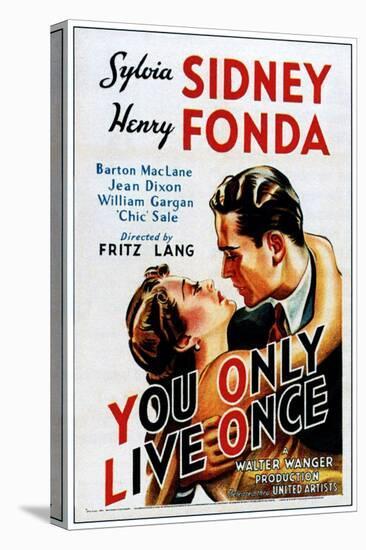 You Only Live Once, Sylvia Sidney, Henry Fonda, 1937-null-Stretched Canvas