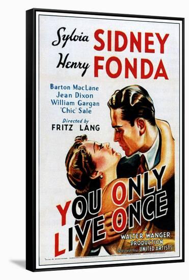 You Only Live Once, Sylvia Sidney, Henry Fonda, 1937-null-Framed Stretched Canvas