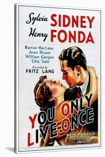 You Only Live Once, Sylvia Sidney, Henry Fonda, 1937-null-Stretched Canvas