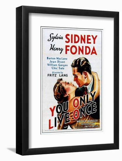 You Only Live Once, Sylvia Sidney, Henry Fonda, 1937-null-Framed Photo