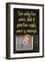 You Only Live Once-Elo Marc-Framed Premium Giclee Print