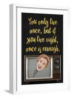 You Only Live Once-Elo Marc-Framed Premium Giclee Print