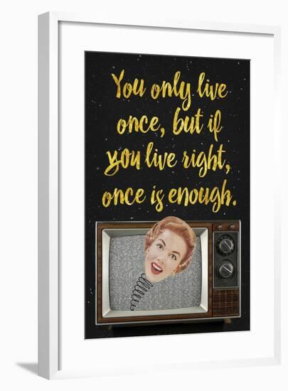 You Only Live Once-Elo Marc-Framed Giclee Print