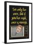 You Only Live Once-Elo Marc-Framed Giclee Print