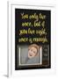 You Only Live Once-Elo Marc-Framed Giclee Print