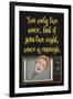 You Only Live Once-Elo Marc-Framed Giclee Print