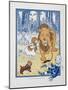 You Ought To Be Ashamed Of Yourself !. the The Cowardly Lion Being Rebuked by Dorothy-William Denslow-Mounted Giclee Print