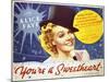 You're a Sweetheart - Lobby Card Reproduction-null-Mounted Photo