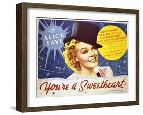 You're a Sweetheart - Lobby Card Reproduction-null-Framed Photo