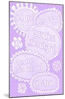 You're Beautiful.. It's True - Tommy Human Cartoon Print-Tommy Human-Mounted Giclee Print