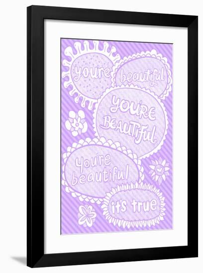 You're Beautiful.. It's True - Tommy Human Cartoon Print-Tommy Human-Framed Giclee Print