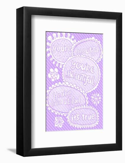 You're Beautiful.. It's True - Tommy Human Cartoon Print-Tommy Human-Framed Giclee Print