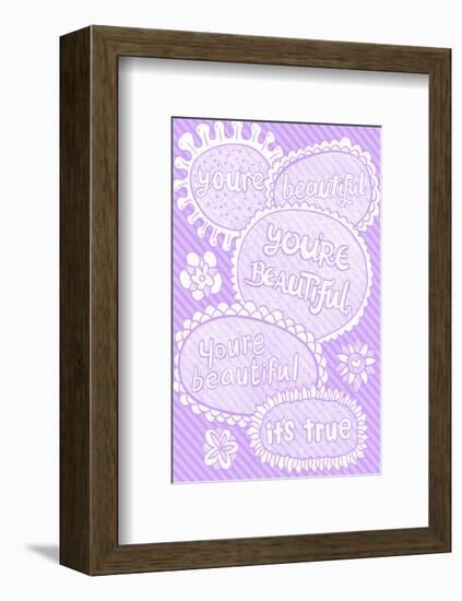 You're Beautiful.. It's True - Tommy Human Cartoon Print-Tommy Human-Framed Giclee Print