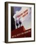 You're Darn Tootin' We'll Keep 'Em Shootin' Poster-Joseph Binder-Framed Giclee Print