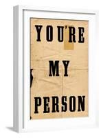 You're My Person-null-Framed Art Print