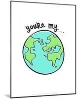 You're My World - Tommy Human Cartoon Print-Tommy Human-Mounted Art Print