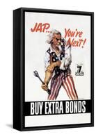 You're Next! Buy Extra Bonds!-James Montgomery Flagg-Framed Stretched Canvas