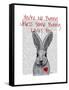 You're No Bunny-Fab Funky-Framed Stretched Canvas