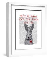 You're No Bunny-Fab Funky-Framed Art Print