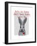 You're No Bunny-Fab Funky-Framed Art Print