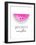 You're One in a Melon-Kat Papa-Framed Art Print