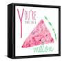 You're One in a Melon-Susan Bryant-Framed Stretched Canvas