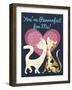 You're Purrrrrfect For Me-Tina Lavoie-Framed Giclee Print